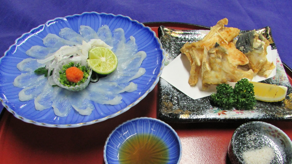 ＜NEW 季節限定 ＞せっかく山口に来たんやけぇ【 ふぐ 】食べていきーね♪