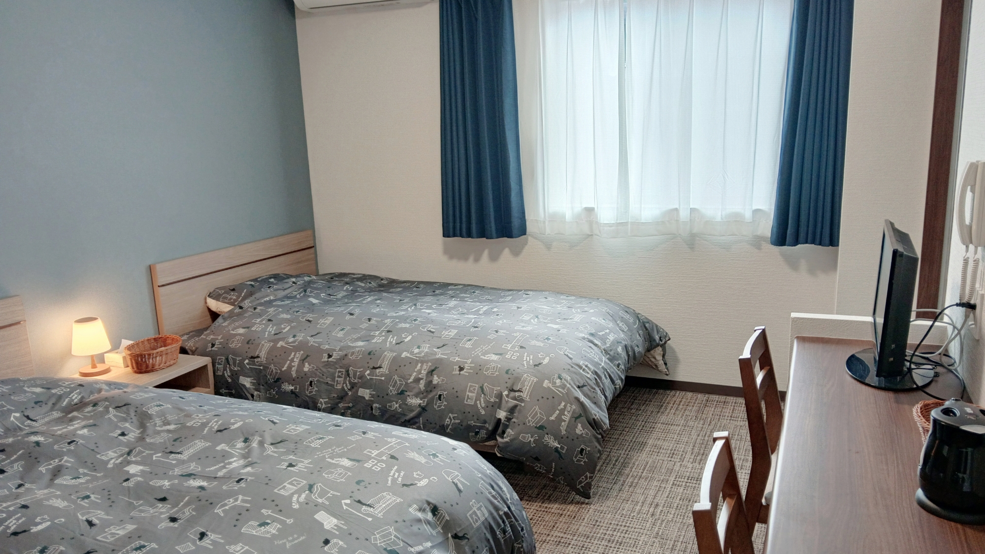 *【客室一例/洋室】2025年にリニューアルしたばかりのツインルーム！