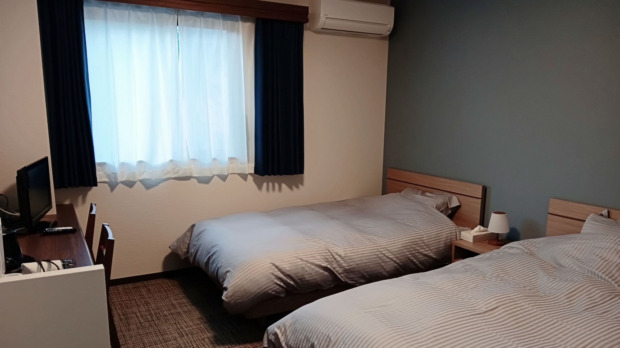 *【客室一例/洋室】自然に囲まれた静かな一室でおくつろぎください