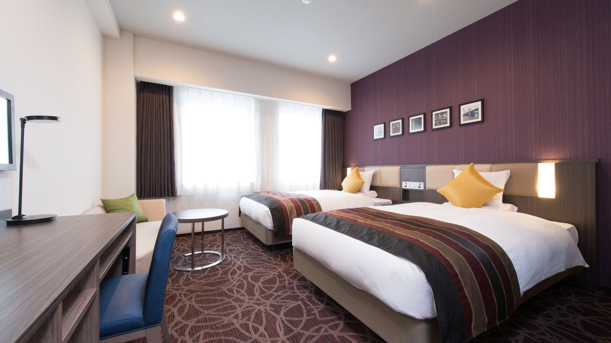 スタンダードツイン　＜21㎡/ベッド幅120cm＞