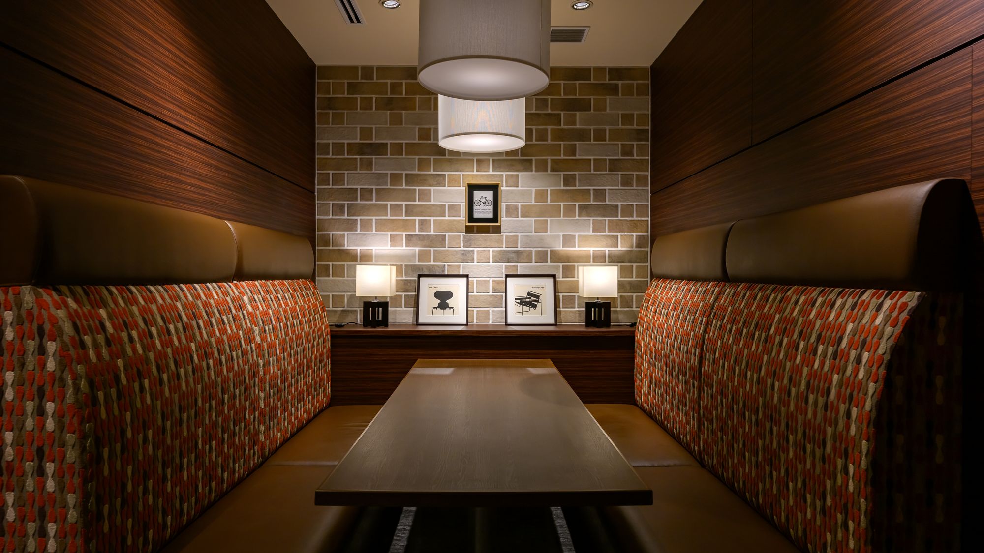 朝食レストランボックス席