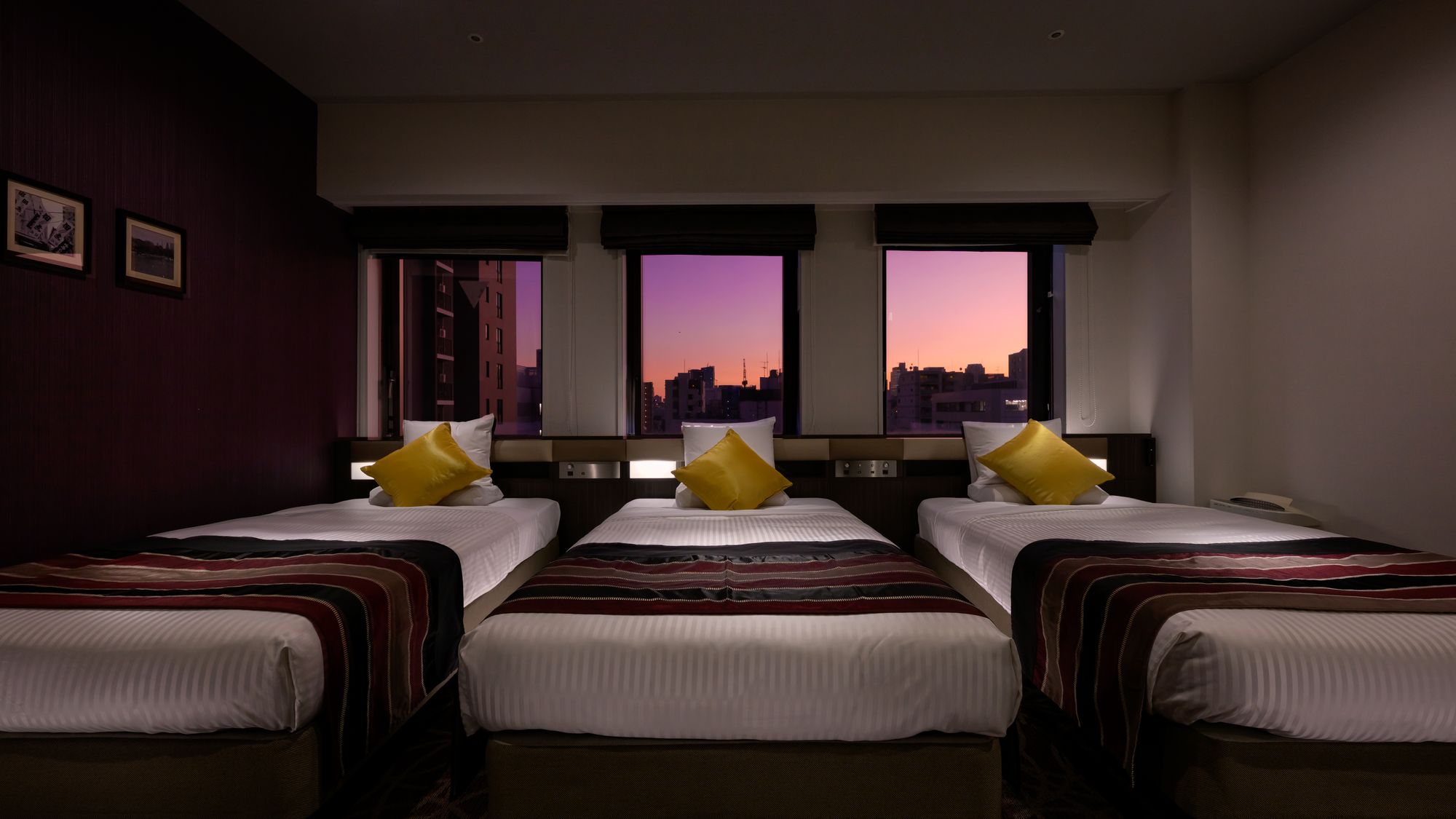 スタンダードトリプル　＜28㎡/ベッド幅110cm＞