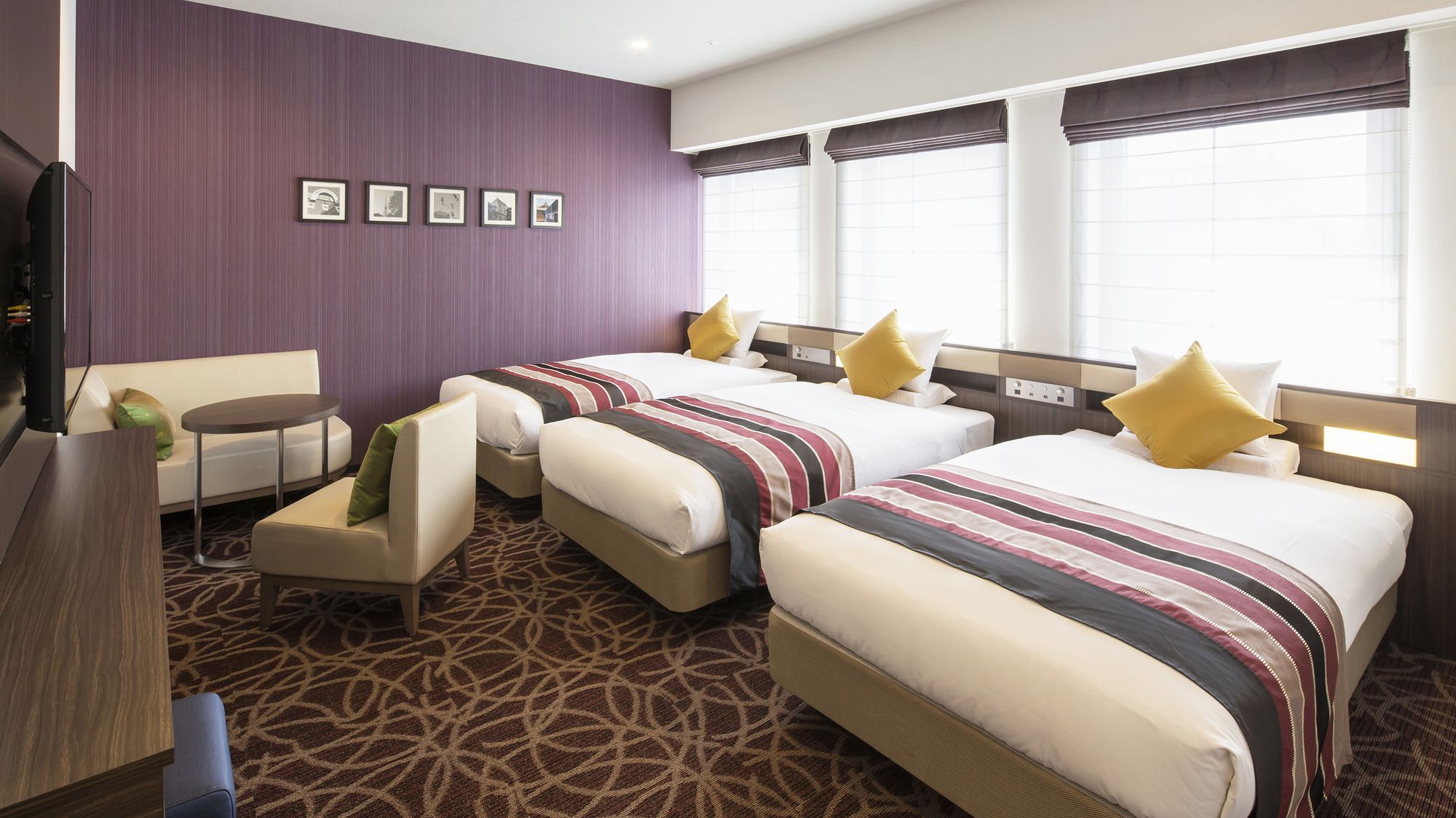 スタンダードトリプル　＜28㎡/ベッド幅110cm＞