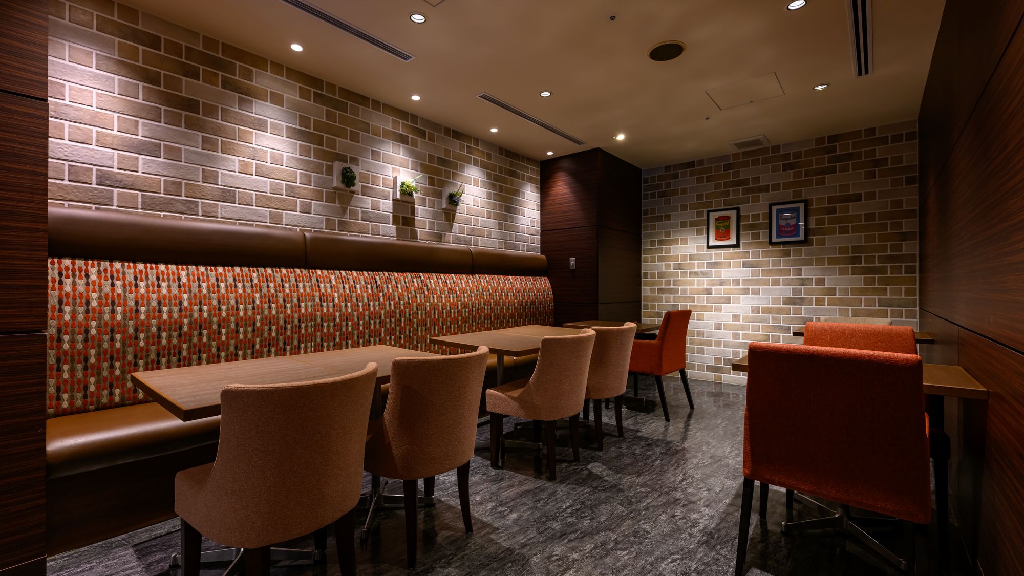 朝食レストランボックス席