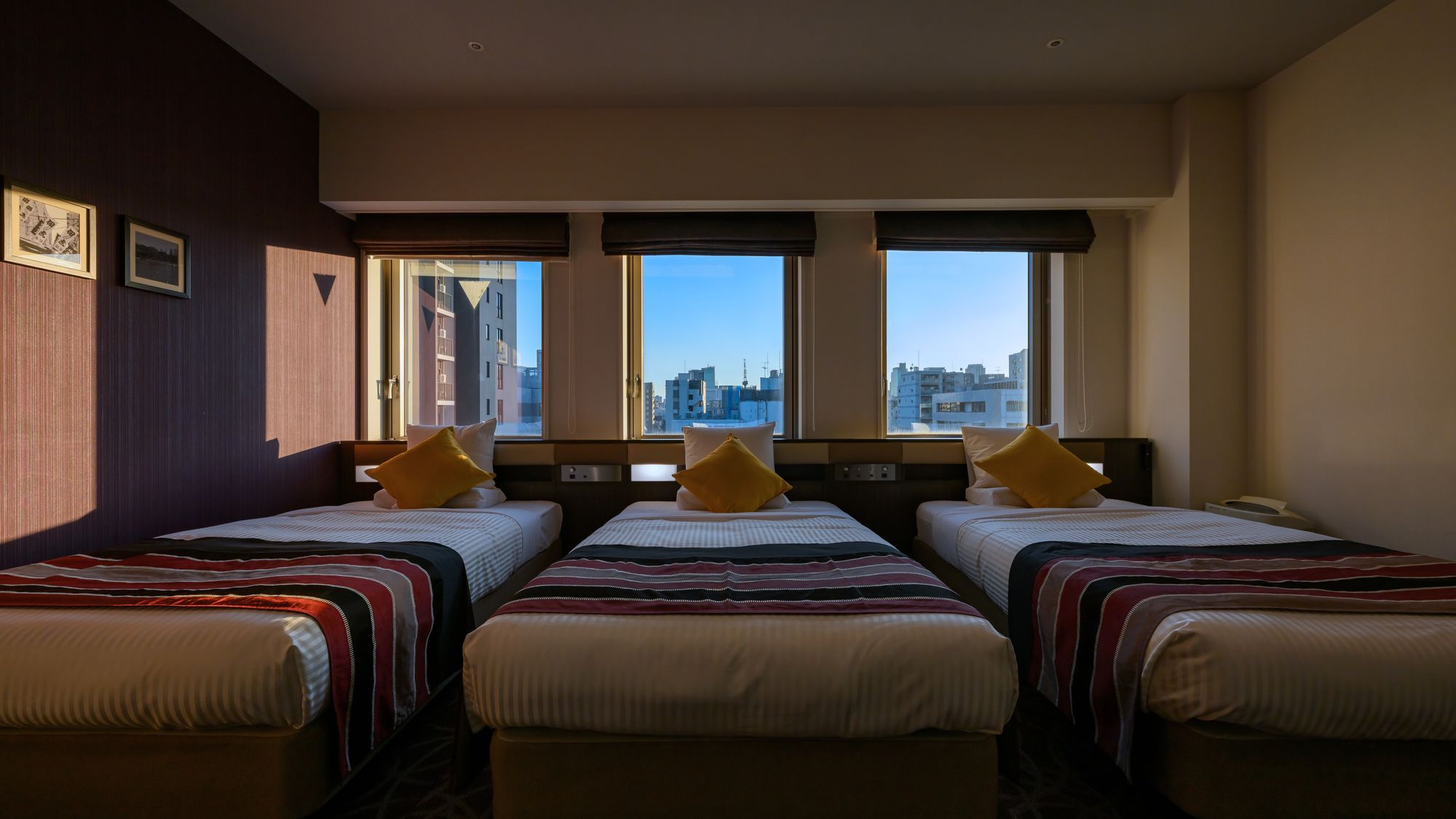 スタンダードトリプル　＜28㎡/ベッド幅110cm＞