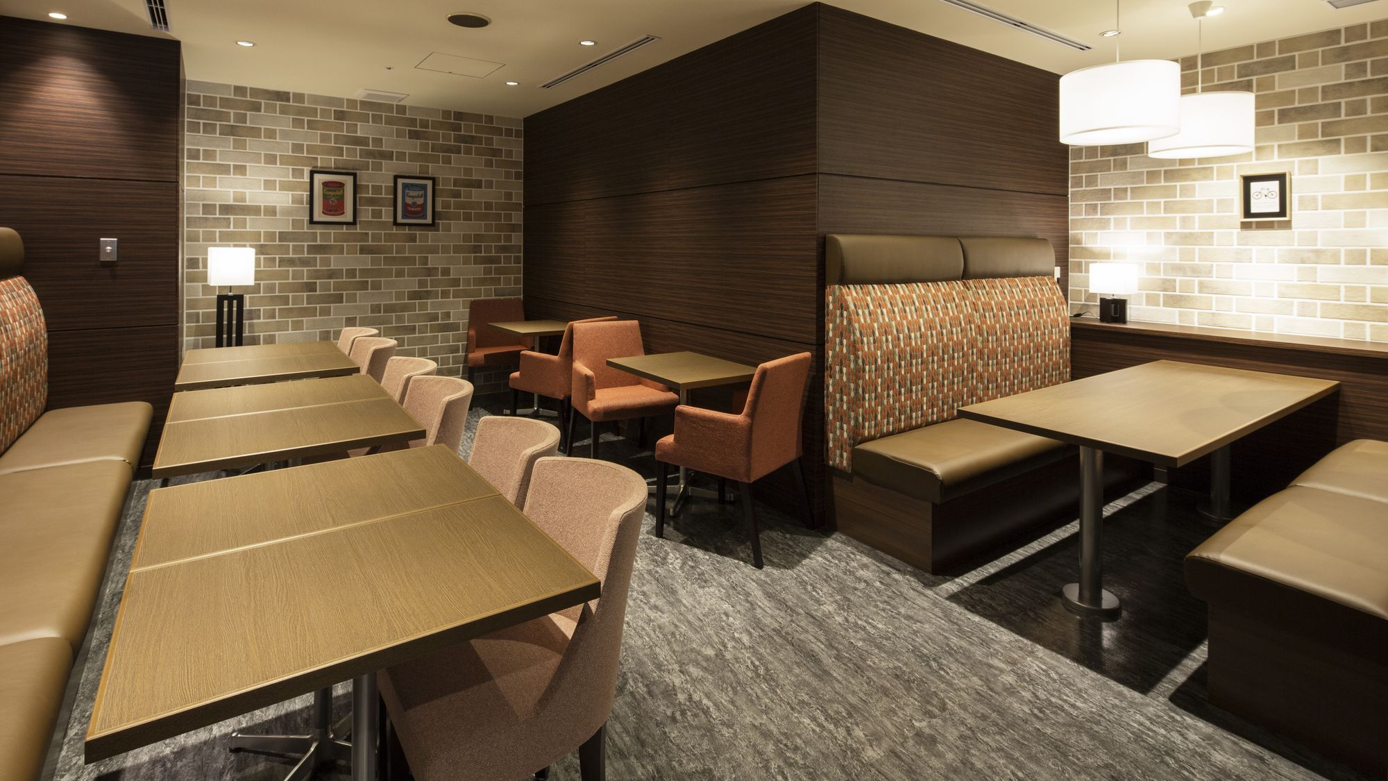 朝食レストランボックス席