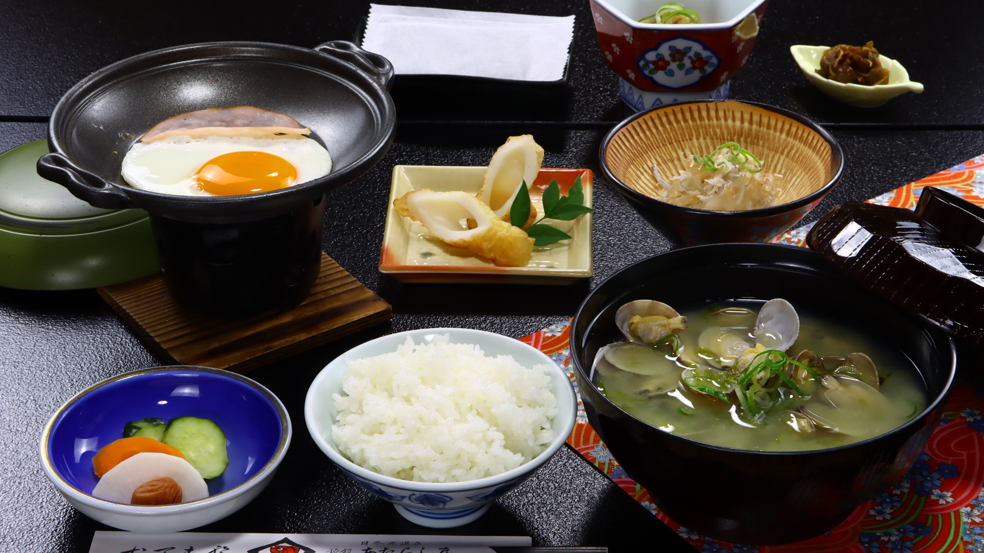 女将手作りのほっとする選べる朝食