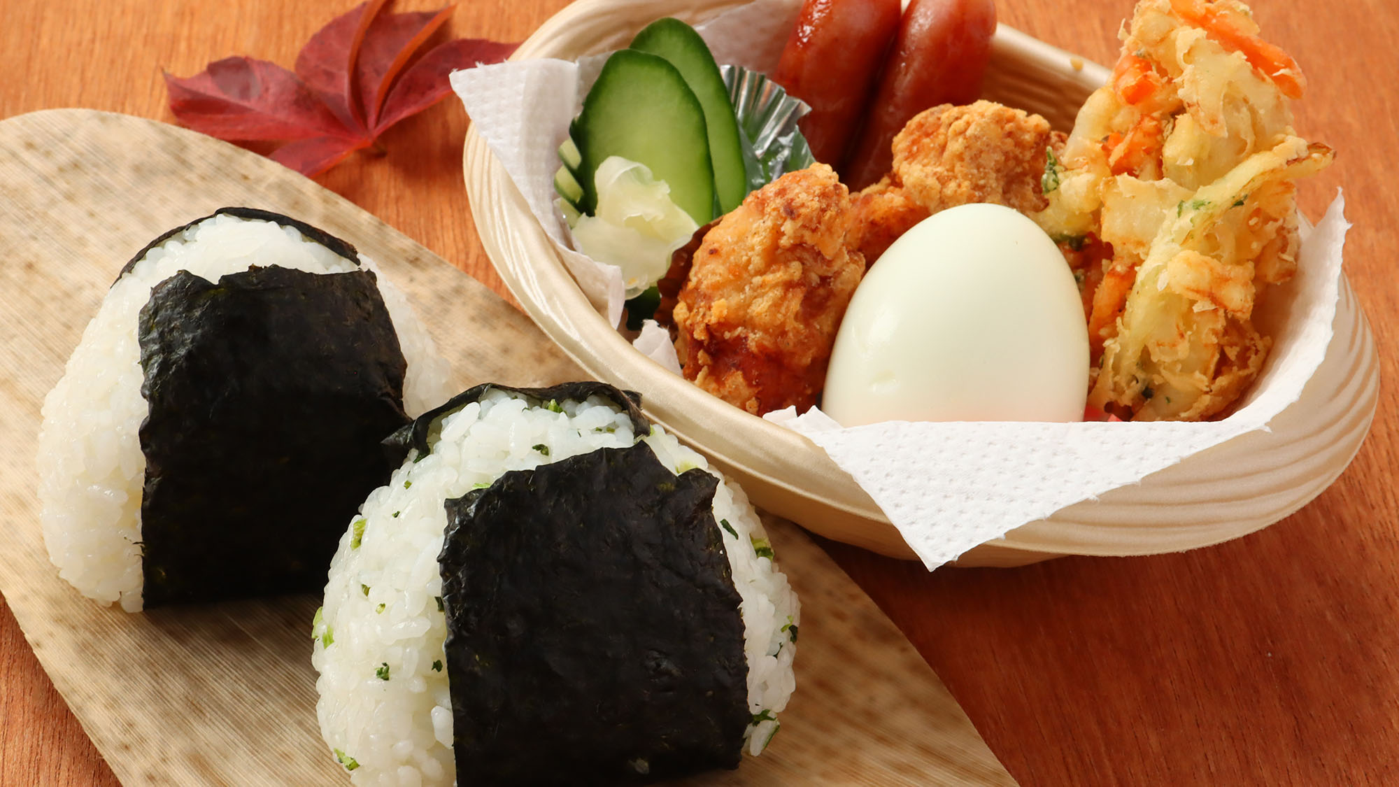 【お料理】 おにぎり弁当 