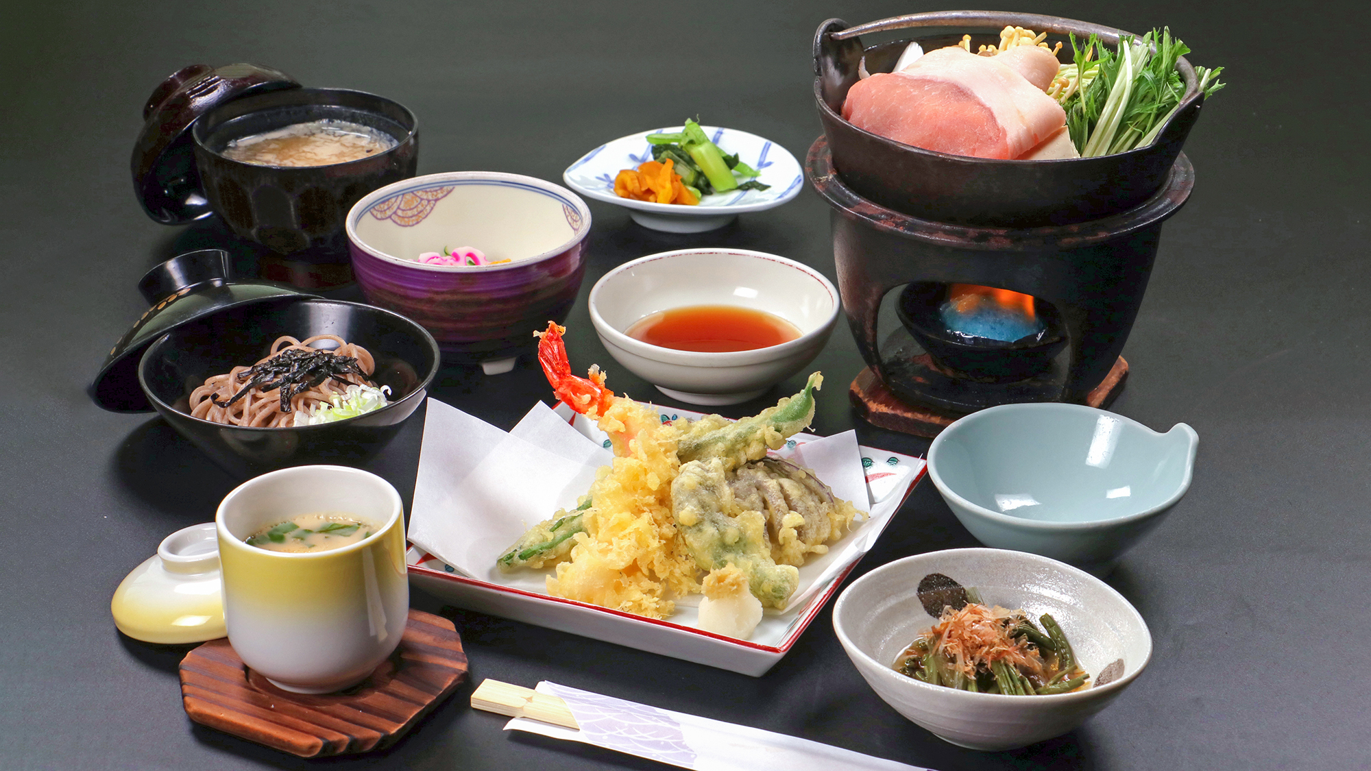 お得でボリュームたっぷり♪当館女将の手づくり夕食