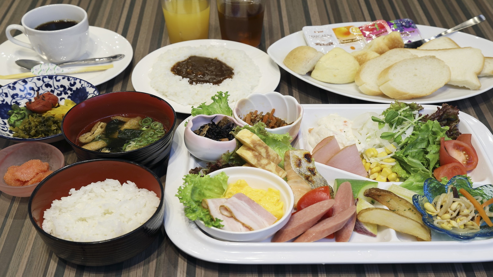 【朝食バイキング付】一日の始まりはおいしい朝食から　■こだわりの食材の和洋ビュッフェ