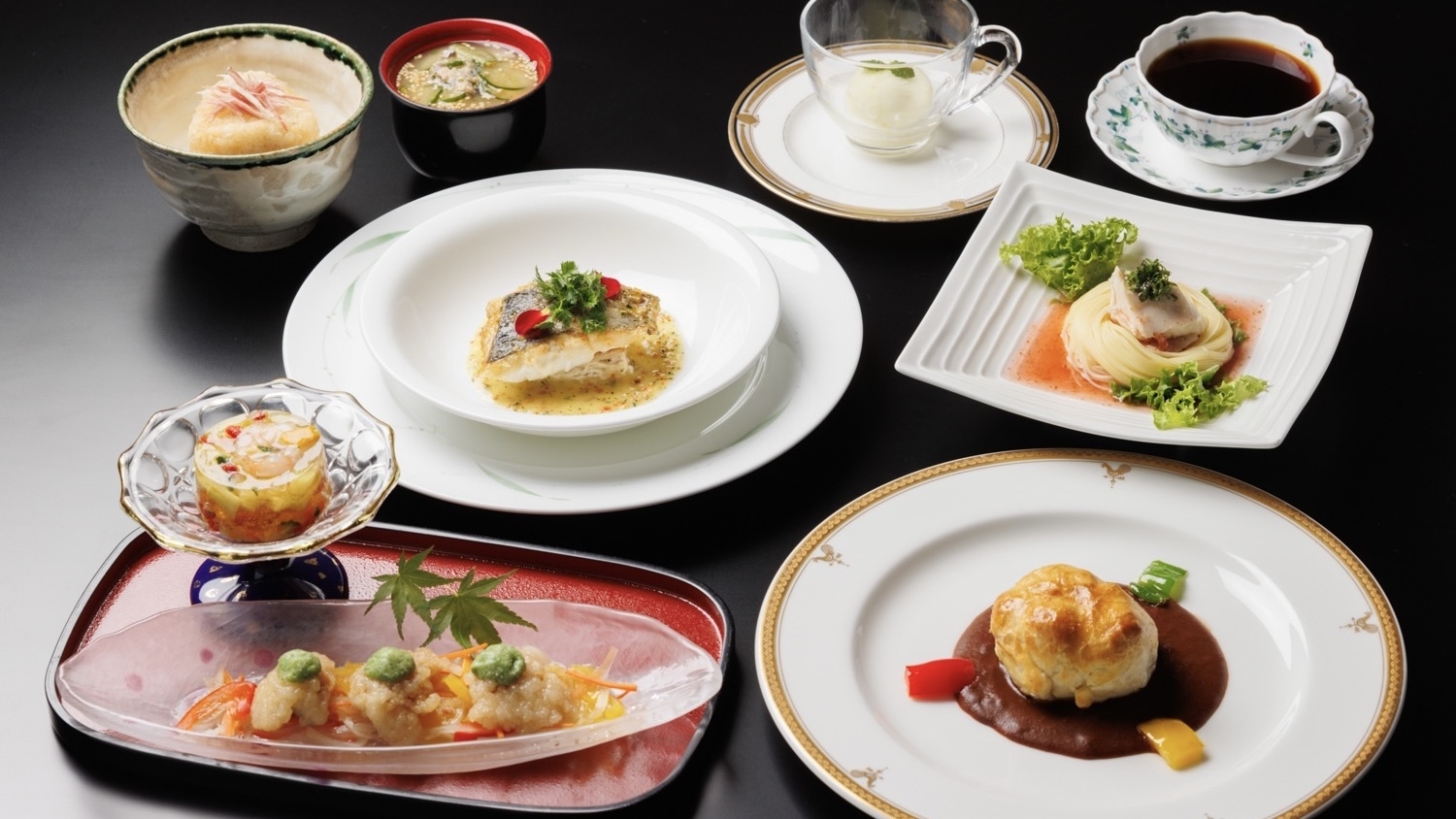 【基本プラン】季節の旬の食材を贅沢に取り入れた創作会席／2食付き