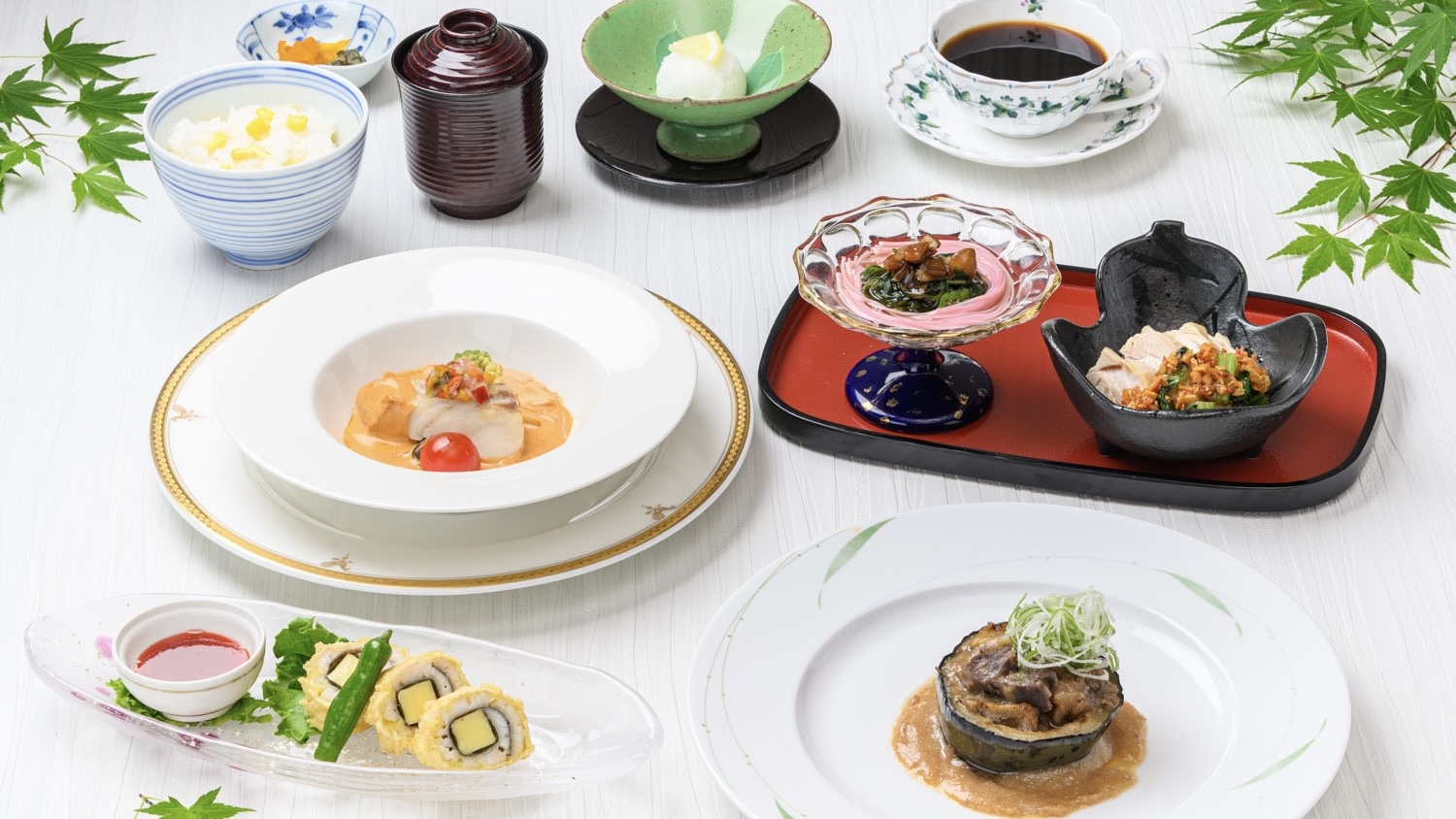 【基本プラン】季節の旬の食材を贅沢に取り入れた創作会席／2食付き