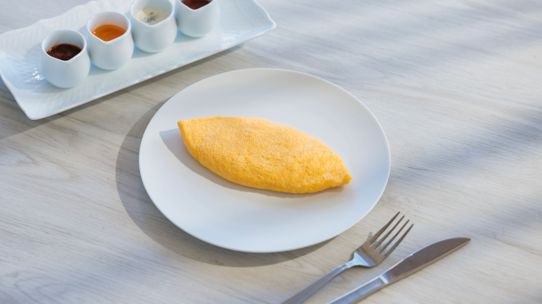 【12Fレストラン空桜／朝食】ホテルシェフが作るふわふわとろとろの特製オムレツ