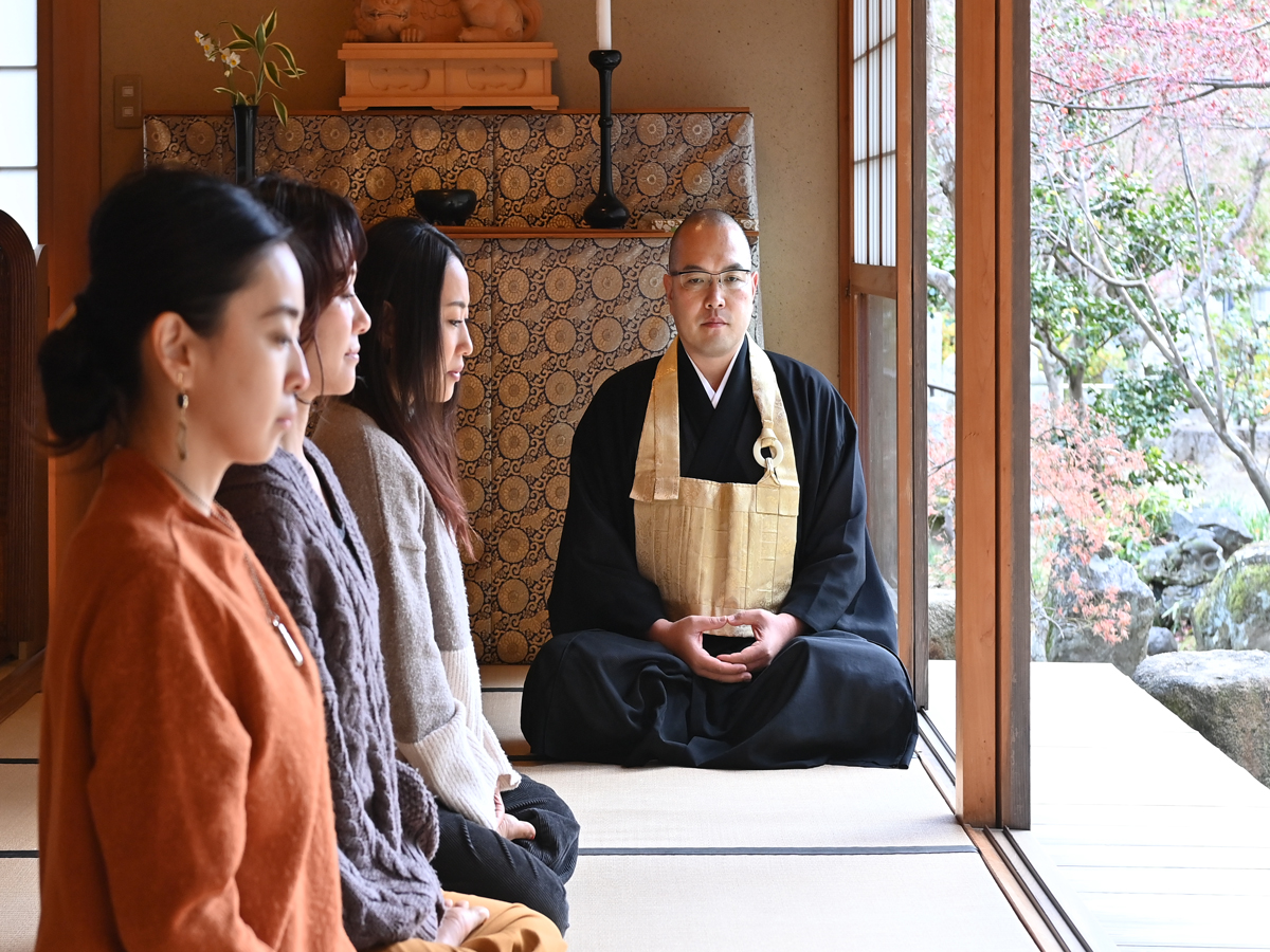 曹洞宗四天王寺　坐禅体験