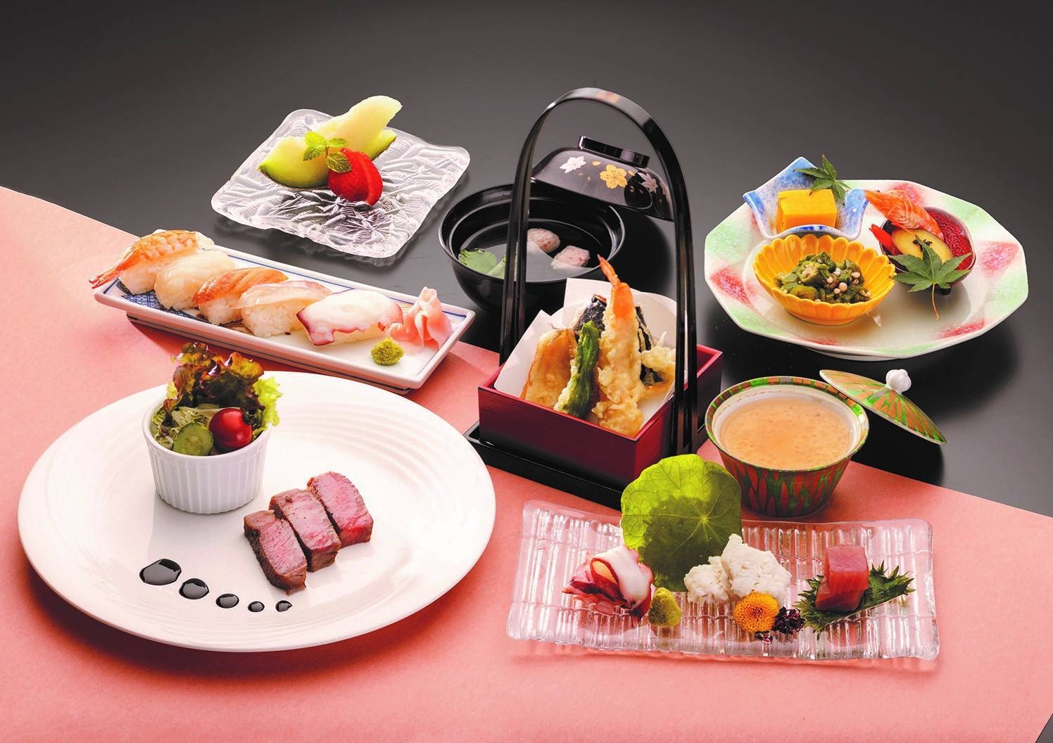 当館人気♪香川の恵みを堪能！料理長お任せの夕食プラン♪＆朝食はバイキングで！ワンドリンク付