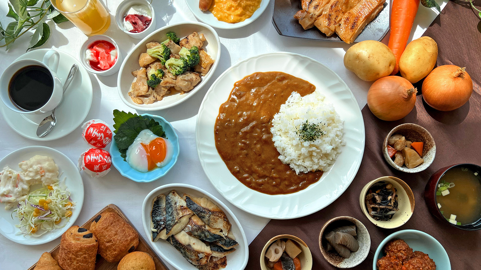 その日の気分で選べる｜朝食バイキング