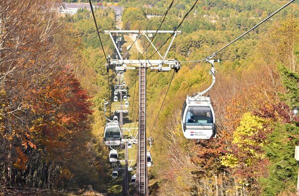 ハンターマウンテン　紅葉ゴンドラ