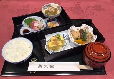 夕食例（松花堂弁当）