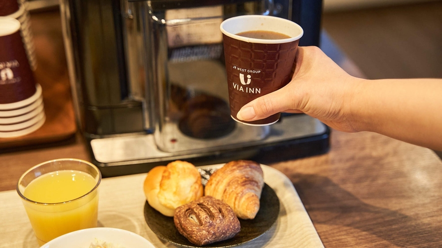 コーヒーとパン