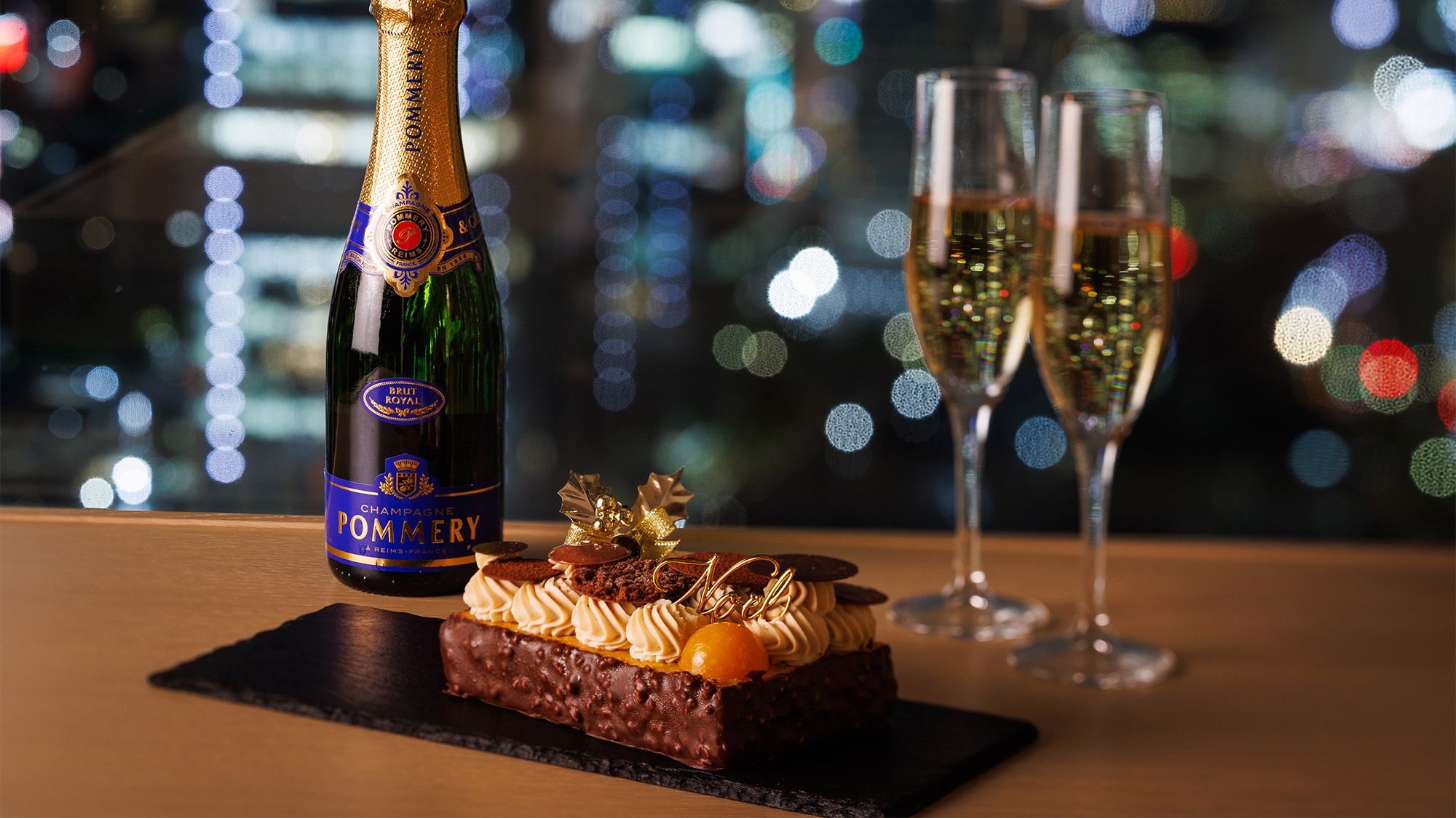 【クリスマス2025】ホテル特製☆クリスマスケーキ＆ハーフボトルシャンパン付き☆素泊まりプラン