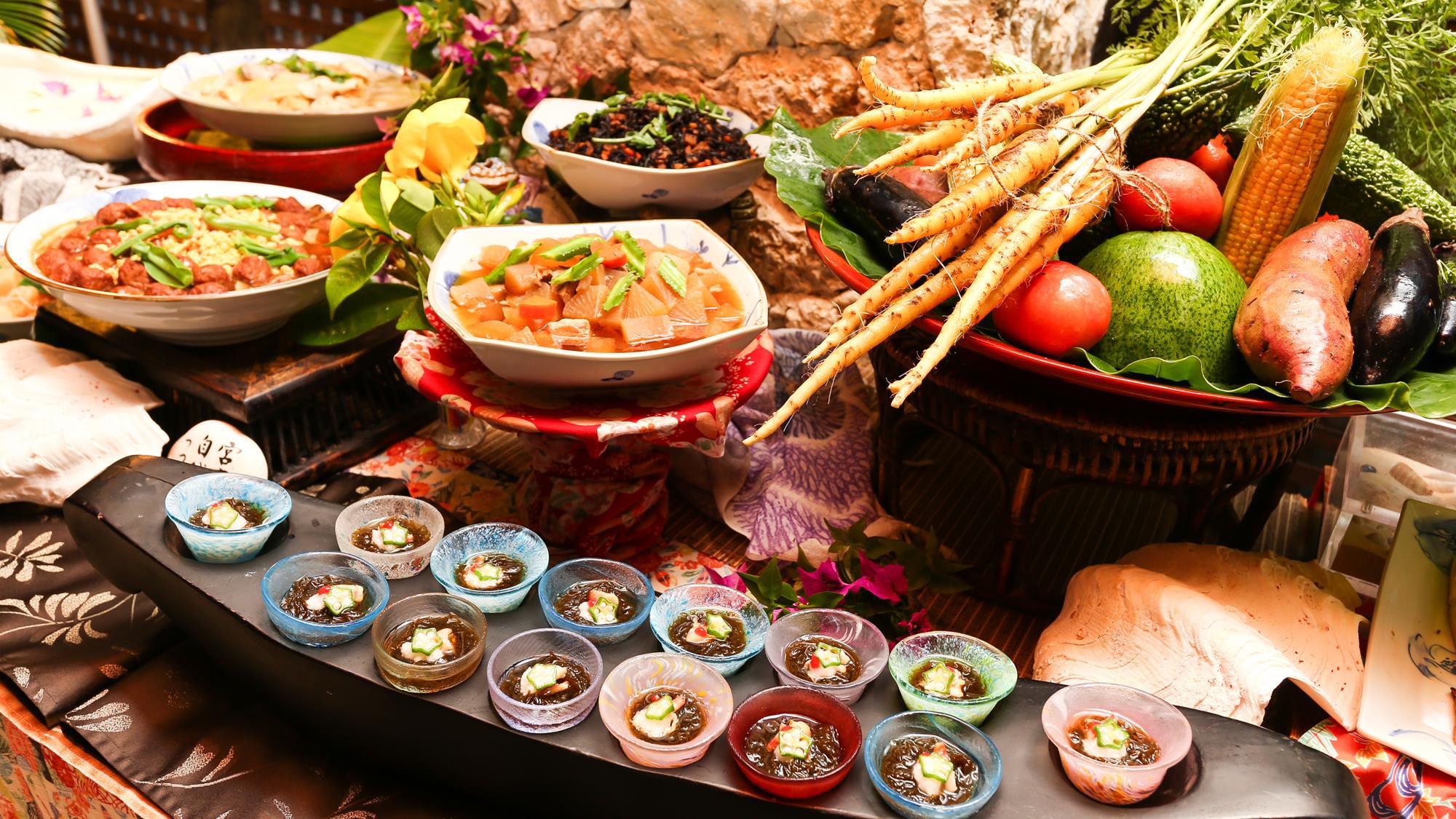 【2連泊で1回夕食プレゼント】和琉創作・イタリアンから選べるALLAMANDA Dinner/朝食付