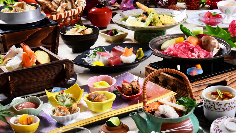 迷ったらこれ【はりまの山海会席プラン】松茸、播磨牛など山海の幸を愉しむ＜9/1〜11/16＞