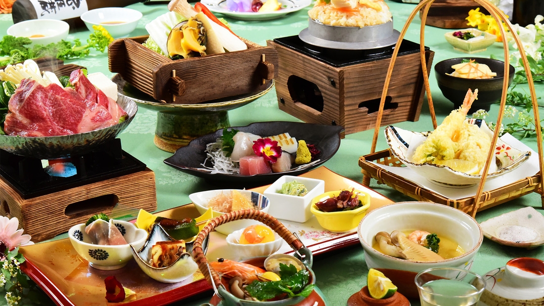 3/12〜迷ったらこれ【はりまの山海会席プラン】名産「太市筍」に桜鯛や鰆など春の山海の味覚を味わう
