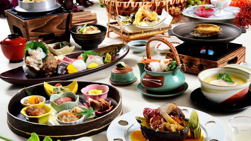 人気No.1・料理長おすすめ【旬の極み会席】鱧・鮑・牛フィレ肉などを贅沢コース＜9/1〜11/16＞