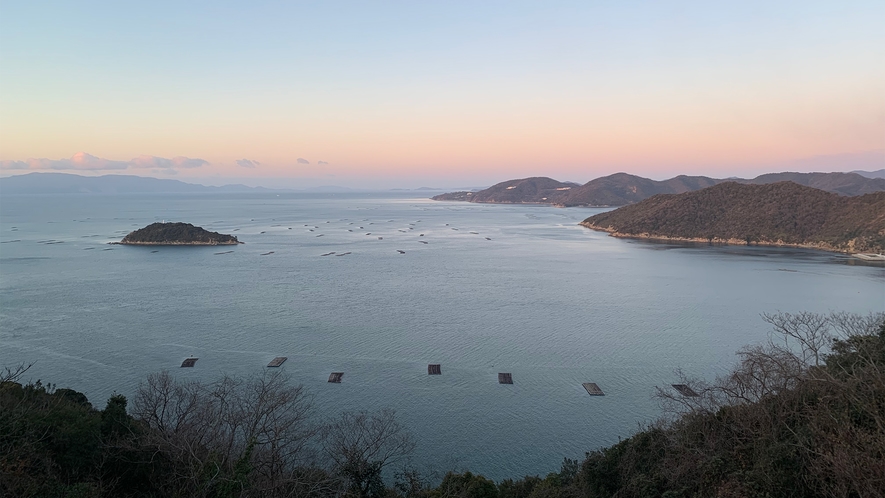 万葉の夜明けの風景