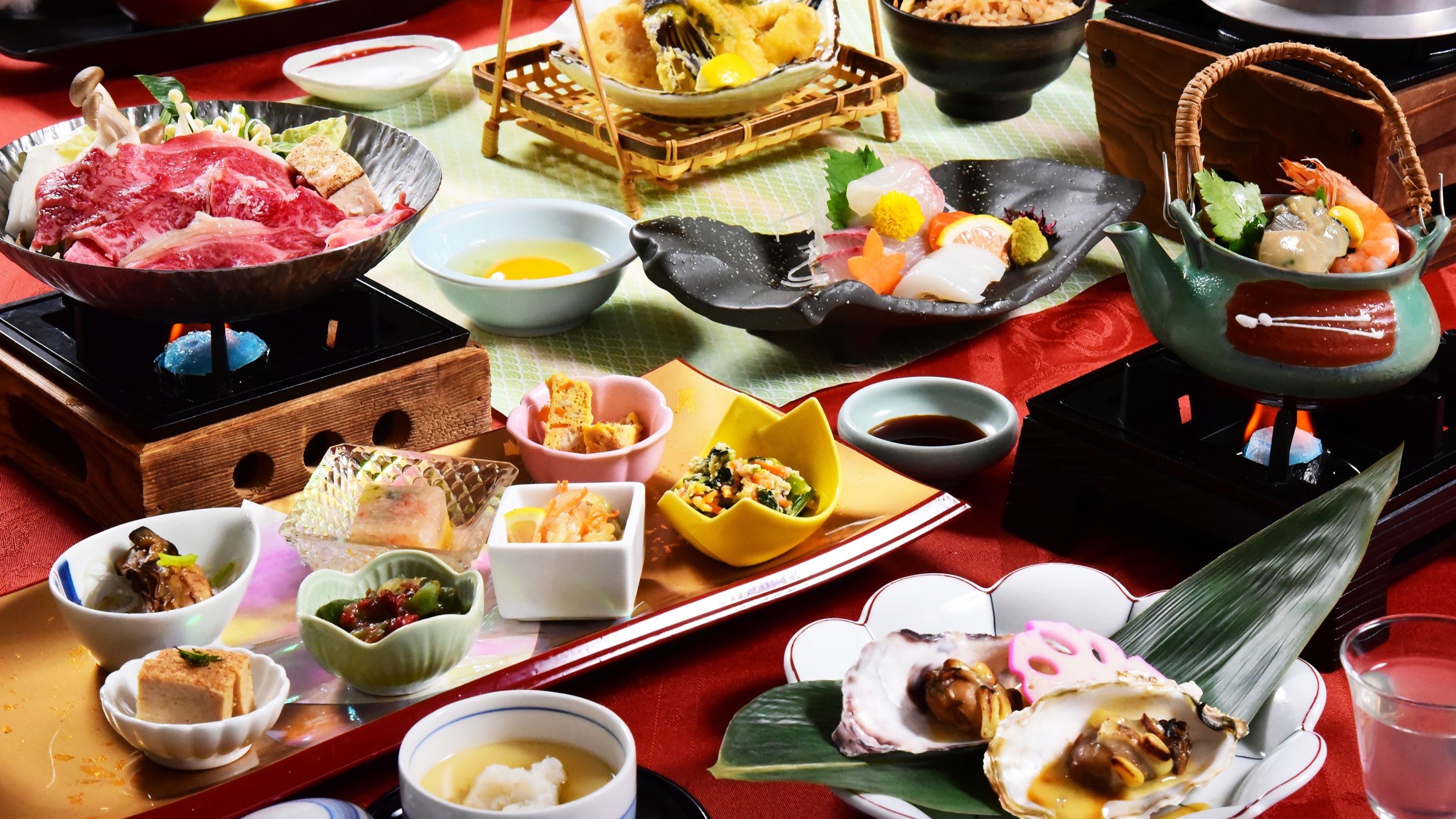 *2025冬【はりまの山海会席プラン】冬の名物「相生産牡蠣」と贅沢な冬の味わいを楽しむ。