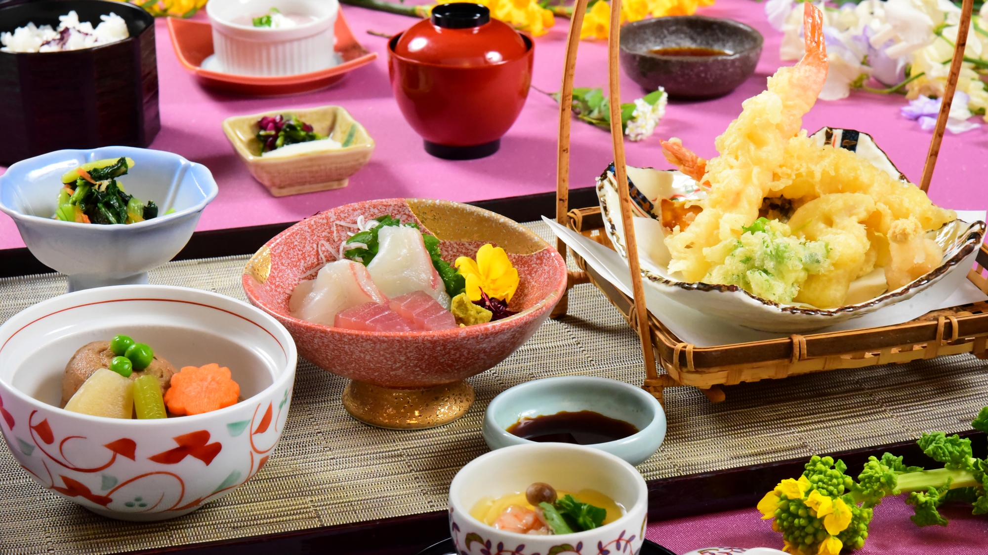 *2026春【ランチ／昼膳】お造りに天婦羅と、瀬戸内の旬を気軽に楽しめる