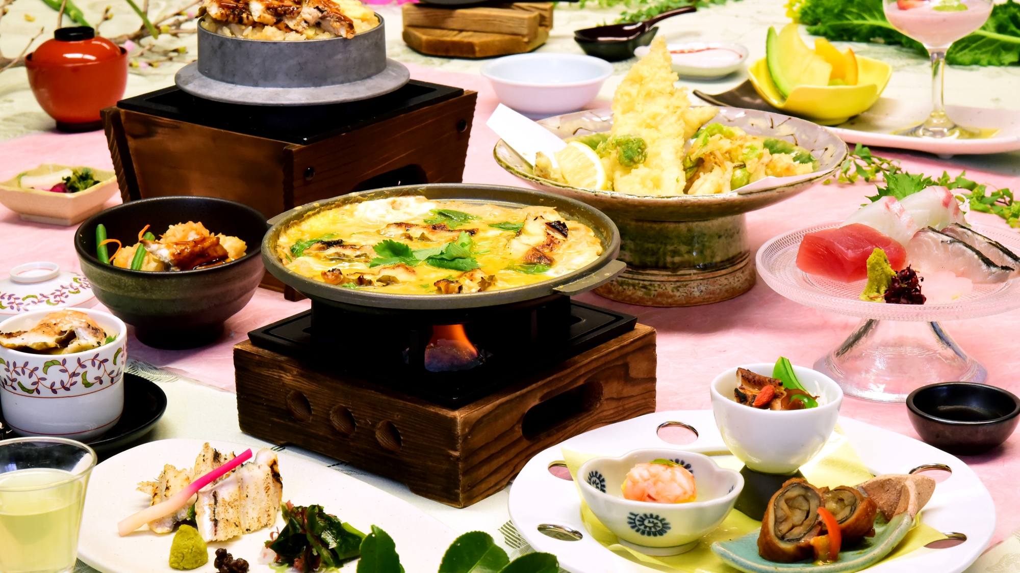 *2026春【穴子三昧】活きの良い肉厚な播州名物「穴子」を色とりどりの春の地野菜とともに上品に仕上げ