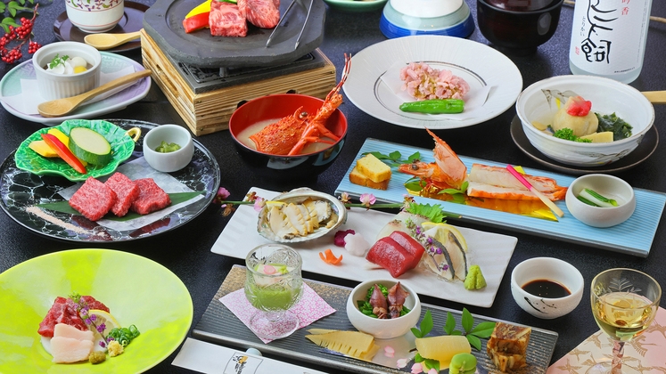 新)☆分け合う和洋会席プラン☆異なる食事をご提供