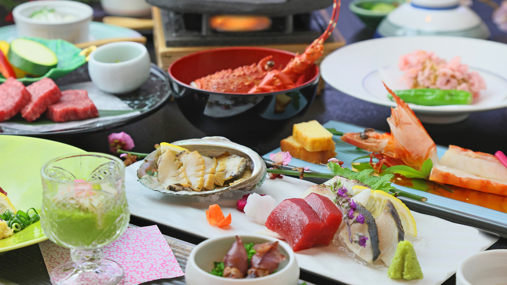 ・分け合う和洋会席