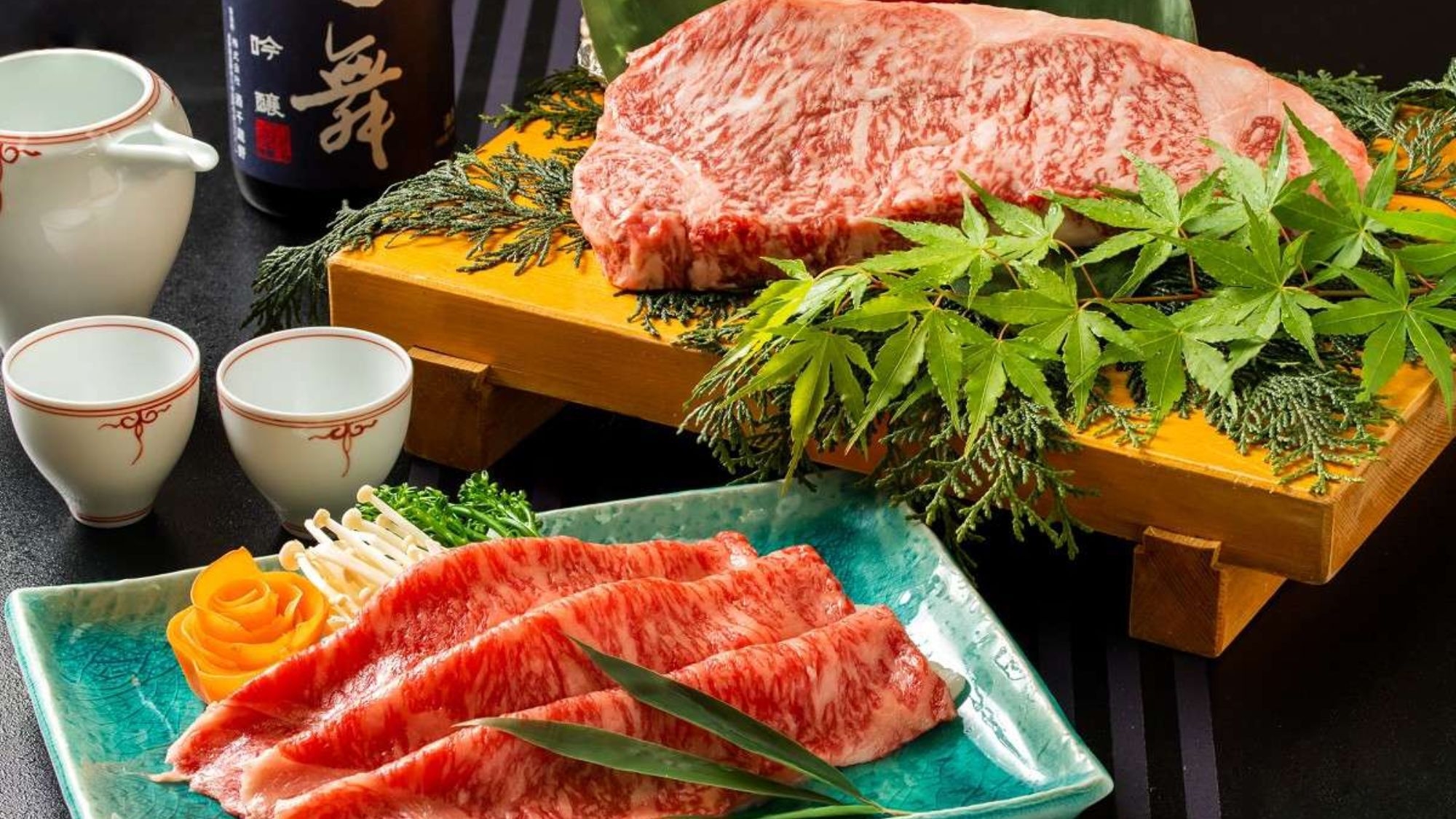 【信州プレミアム牛しゃぶしゃぶコース】最上級信州牛A５ランクサーロインを堪能＜1日８組様限定＞