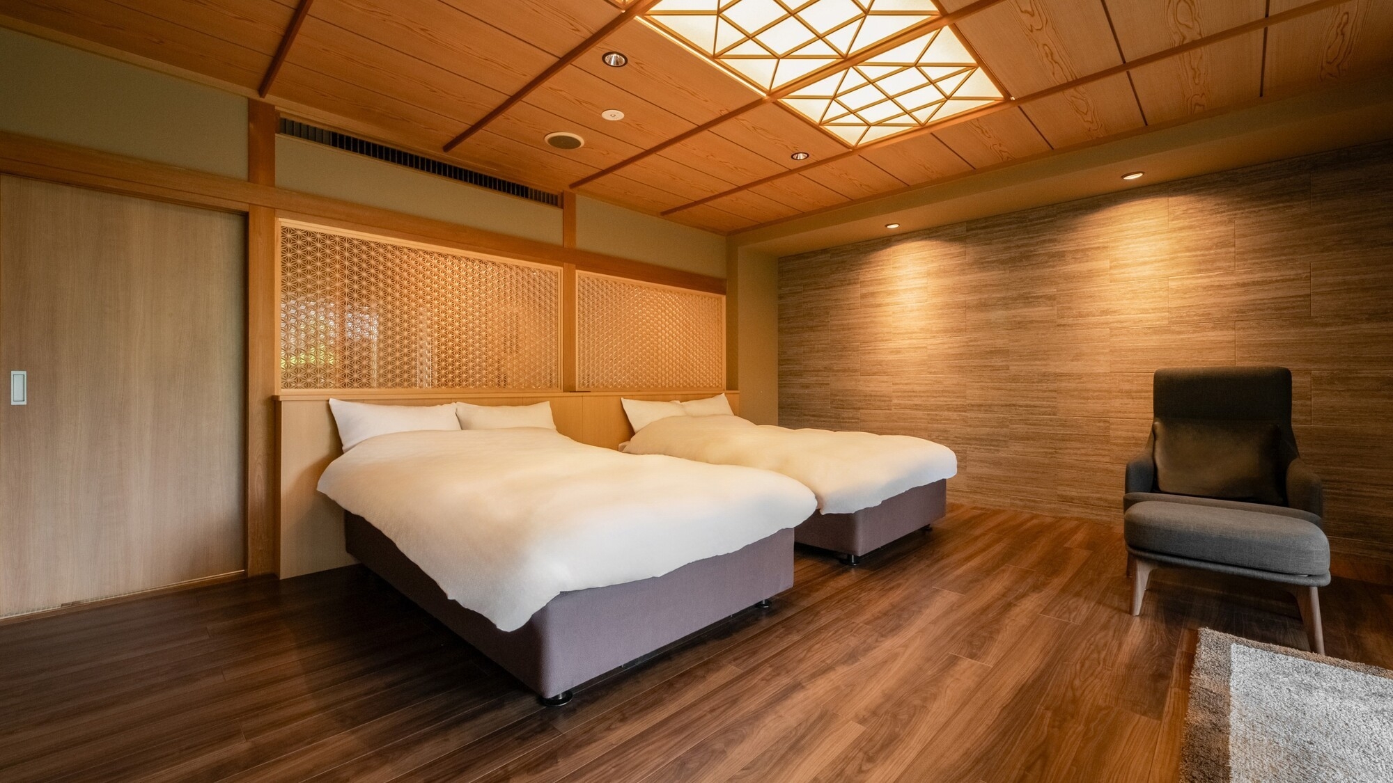 【限定2室の洋室 1室2名様利用のみ】洋室ガーデンスイート観月亭　特別な空間で贅沢なひと時を