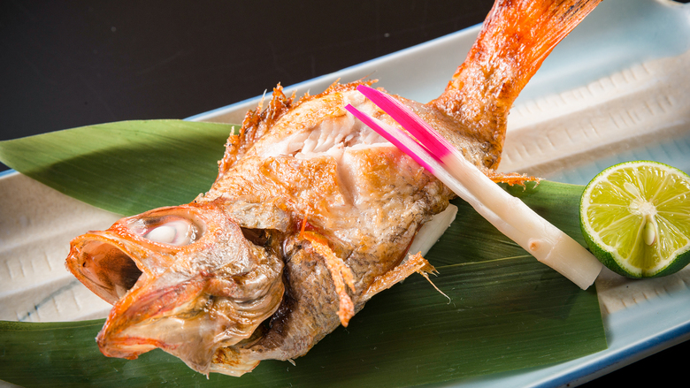 高級魚「のどぐろ」塩焼き付きプラン
