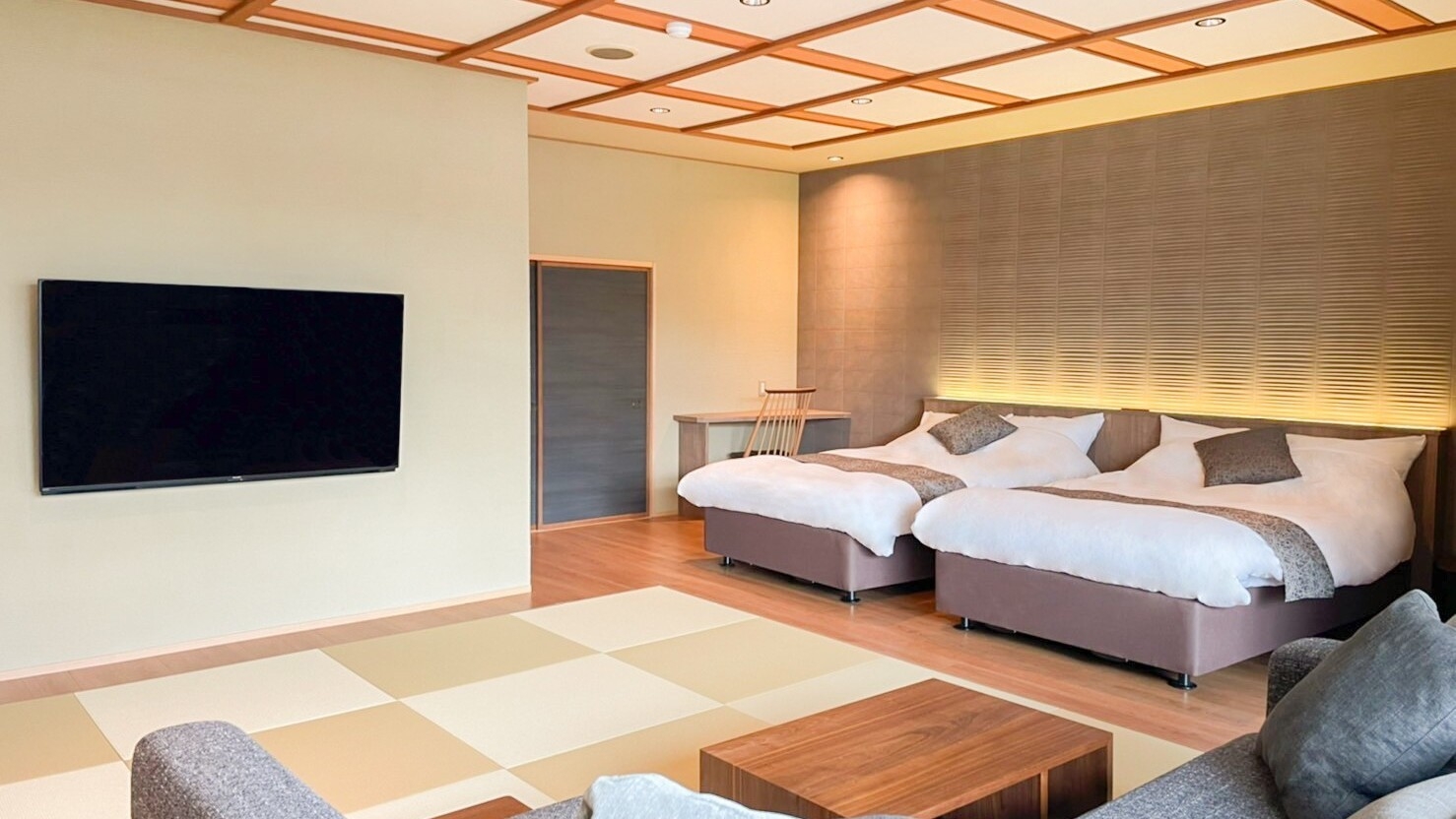 【限定2室の洋室 1室2名様利用のみ】洋室ガーデンスイート観月亭　特別な空間で贅沢なひと時を