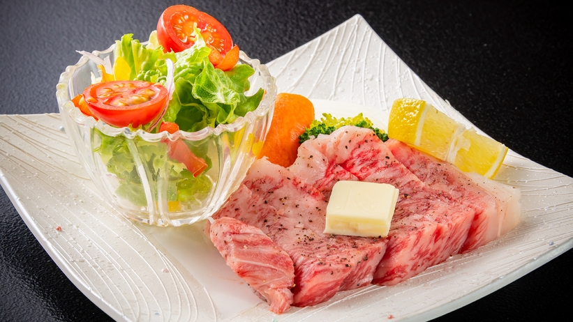 【秋冬SALE】ブランド牛[若狭牛]×海の幸[活あわび]を使用したご当地グルメプラン