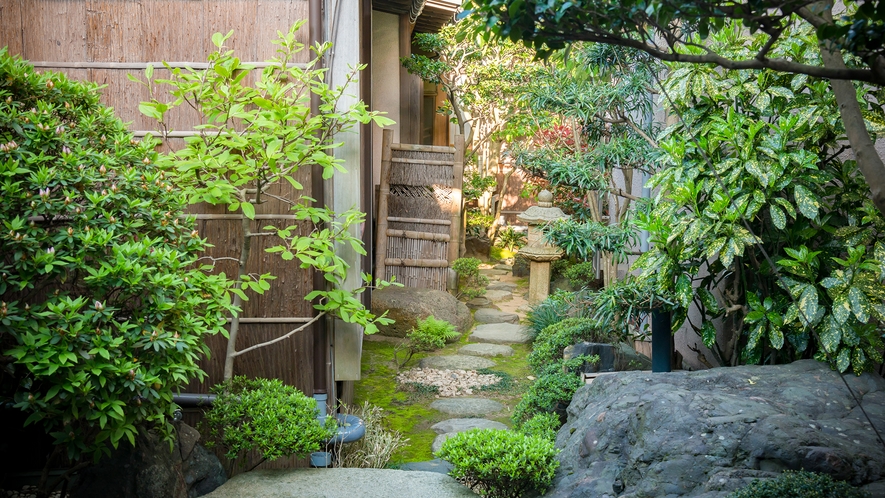 【庭園付き離れ松風庵】お庭の眺め