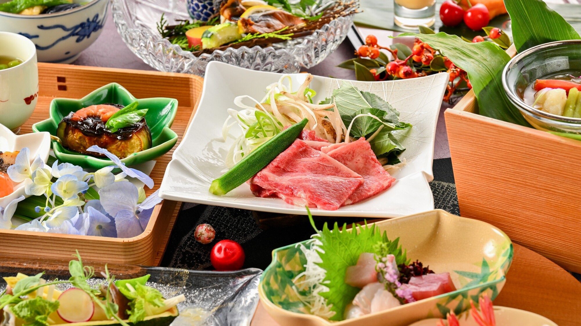 【夕食】"こだわり"越前郷土会席(一例)