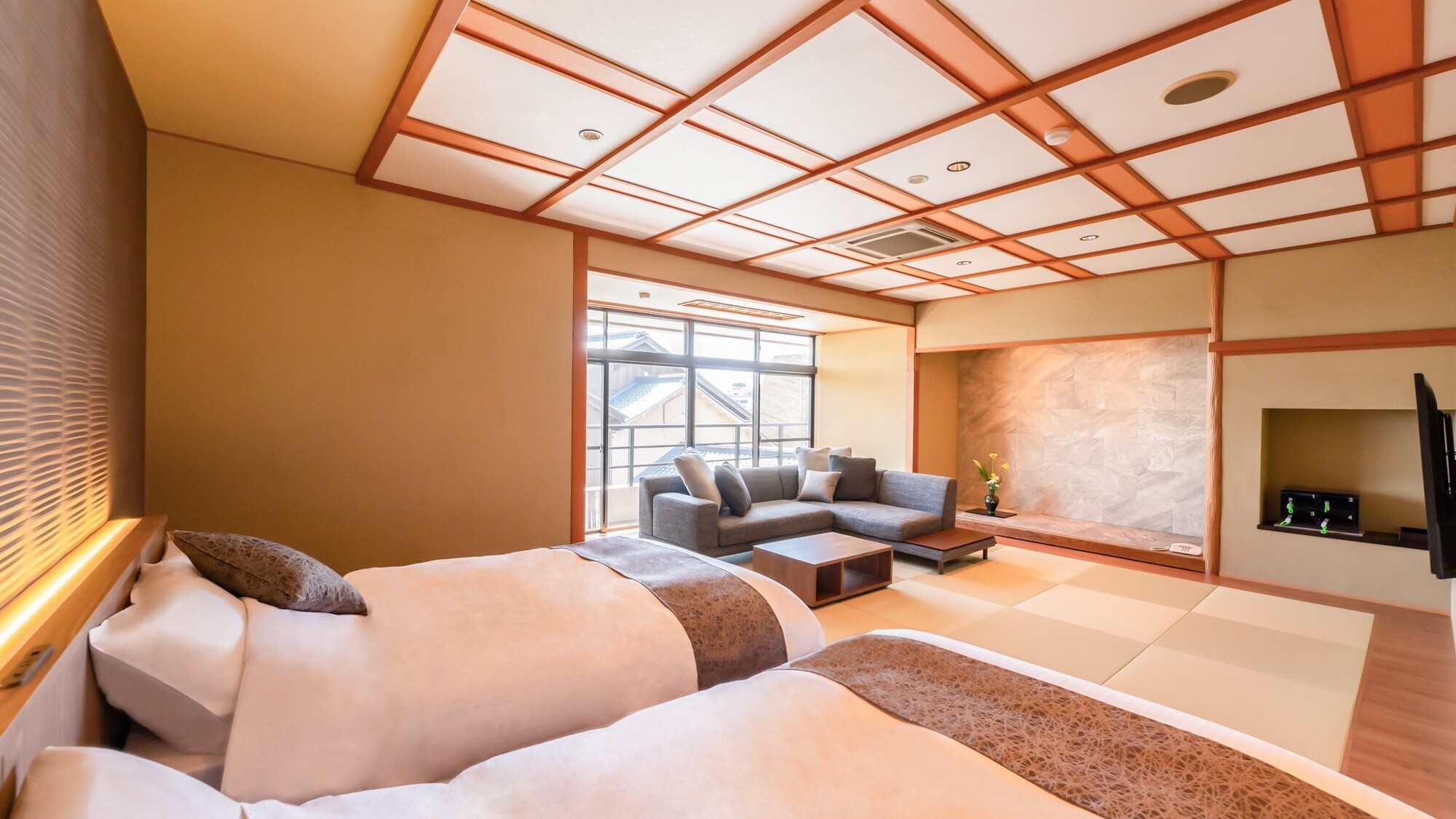 【ガーデンスイート観月亭】洋室