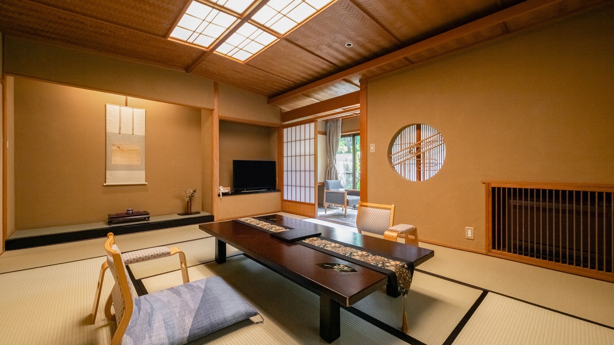 【庭園付き離れ松風庵：若草】和洋室