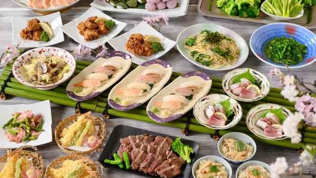 えひめの魅力が満載　燧灘（ひうちなだ）ダイニングビュッフェ〜春〜