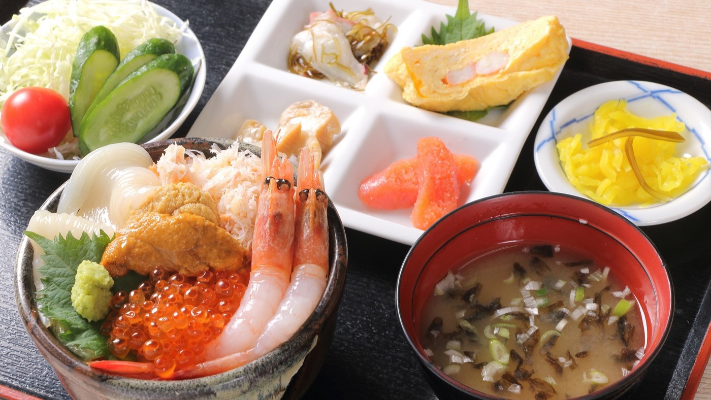 お部屋が朝市！「海鮮問屋・すずや食堂」よりお部屋に直送　朝食付プラン