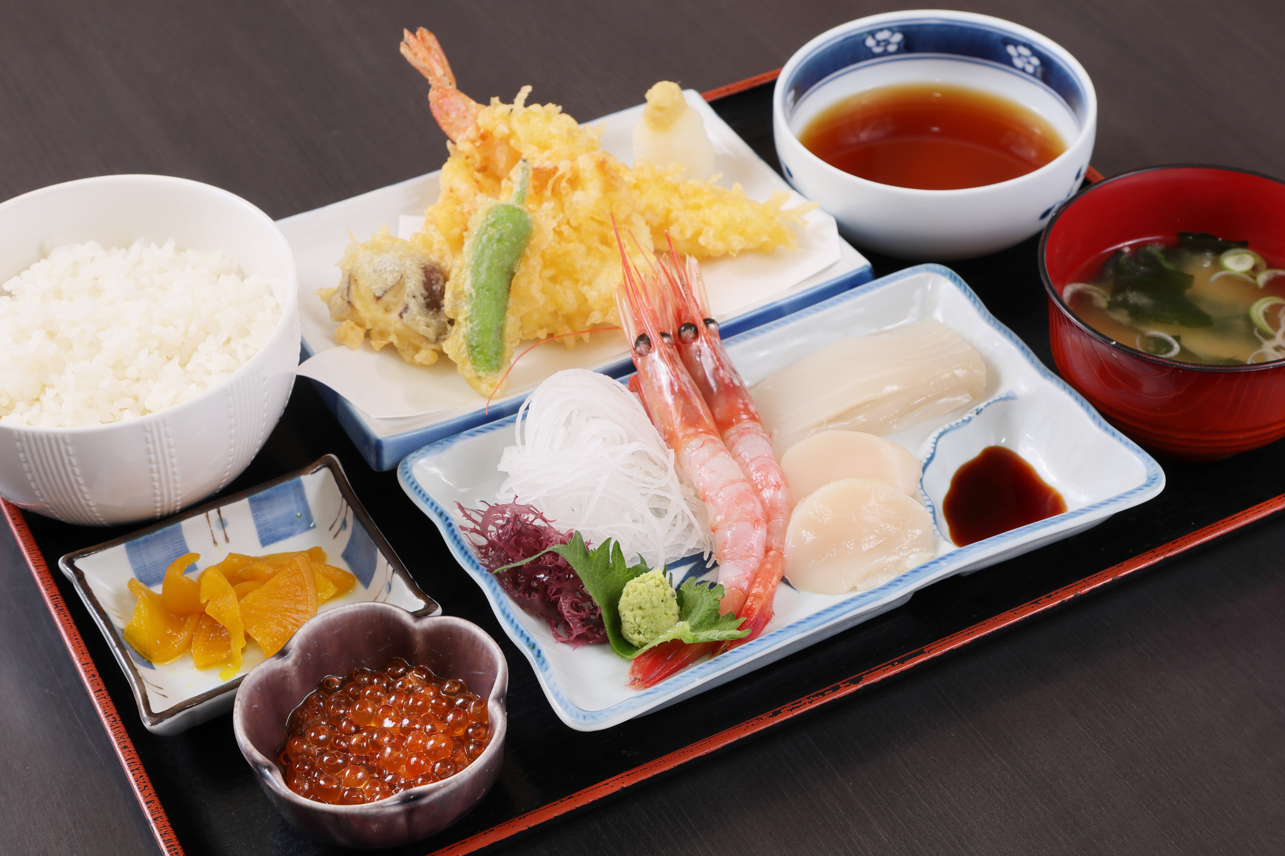 朝市提携店　いくら亭（メニュー一例）