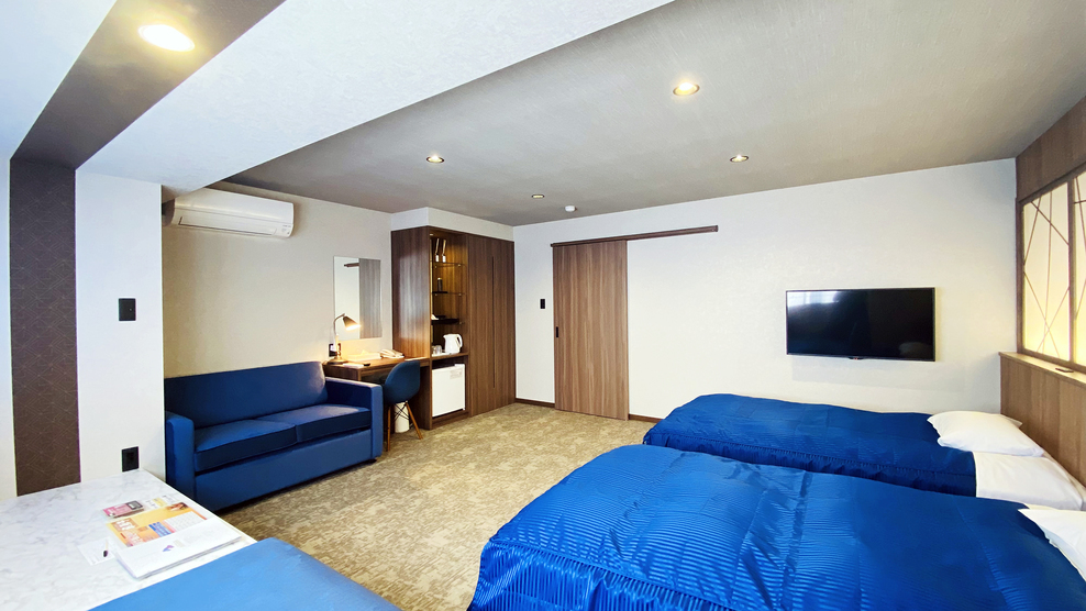 【部屋】スーペリアツイン　セミダブル＋ソファーベッド