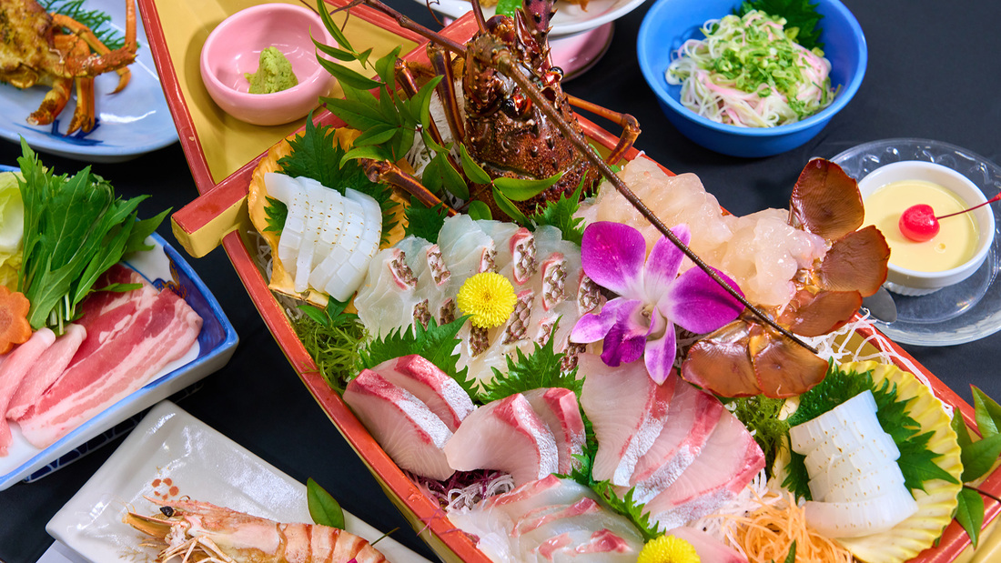 【天草で海の幸】海賊グルメプラン〜伊勢海老・アワビと贅沢三昧！