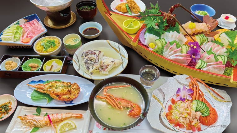 【期間限定　天草下田温泉・伊勢えび祭り】伊勢海老料理４品（全１６品） 