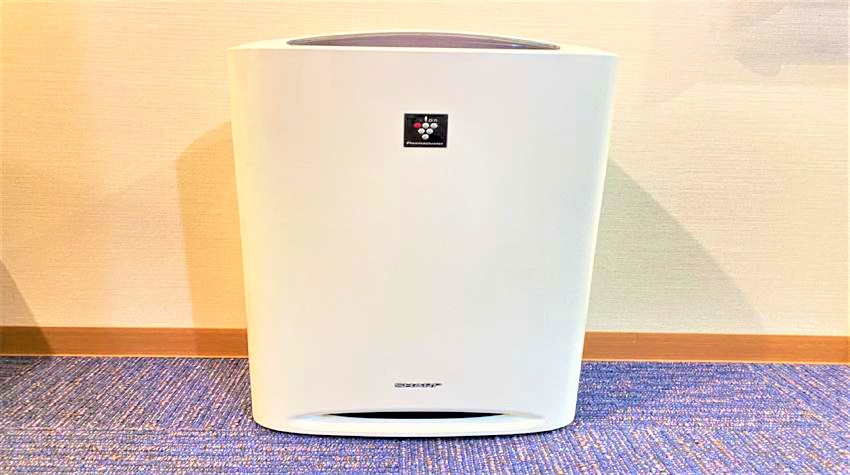加湿機能付き空気清浄機プラズマクラスター7000を全客室に常設しております。